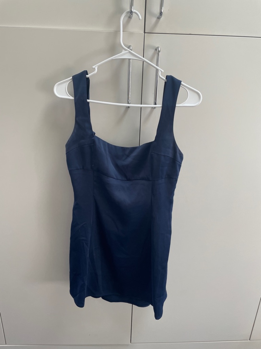 Urban Outfitters Navy Square-Neck Tank Dress